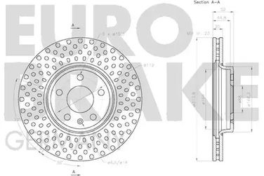 EUROBRAKE 58152047132 Тормозной диск - 3