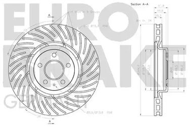 EUROBRAKE 58152047128 Тормозной диск - 3