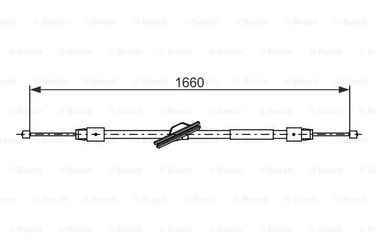 Bosch 1 987 482 784 Трос - 1