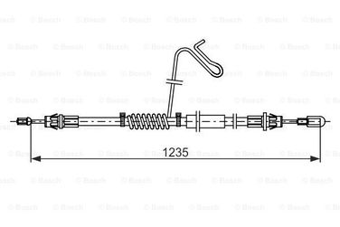 Bosch 1 987 482 778 Трос - 1