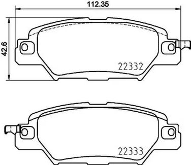 Brembo P 49 053 Колодки тормозные дисковые | зад | - 1