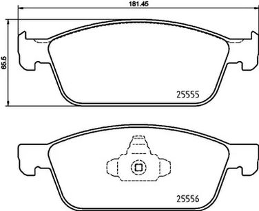 Brembo P 24 199 Колодки тормозные дисковые | перед | - 1
