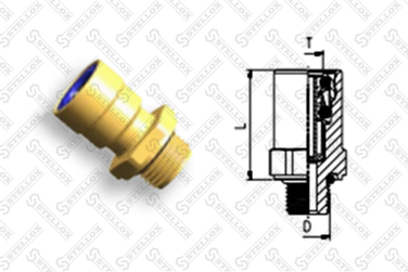 Stellox 85-21242-SX Фитинг пробка-заглушка резьбовая (л) - 1