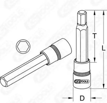 KS Tools 911.1325 Насадка торцового ключа - 2
