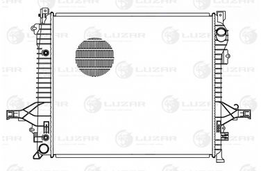 Luzar LRc 10157 Радиатор охл. для а/м Volvo xc90 (02-) - 3