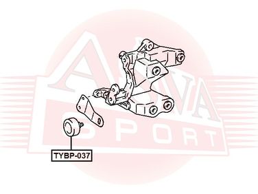 Asva TYBP-037 Ролик натяжной навесного оборудования | перед | - 2