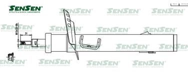SENSEN 4214-1591 Амортизатор (стойка) передний правый Ford Mondeo IV (07-) | перед прав | - 1