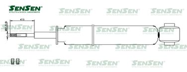 SENSEN 3213-0367 Амортизатор задний Ford Mondeo IV (07-) - 1