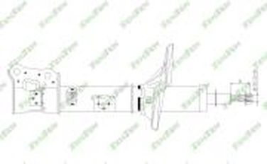 SENSEN 4214-0840 Амортизатор задний правый Hyundai Elantra III (00-) - 1