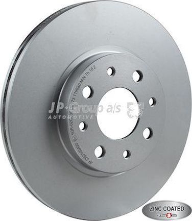 JP Group 3363100400 Диск тормозной | перед | - 1