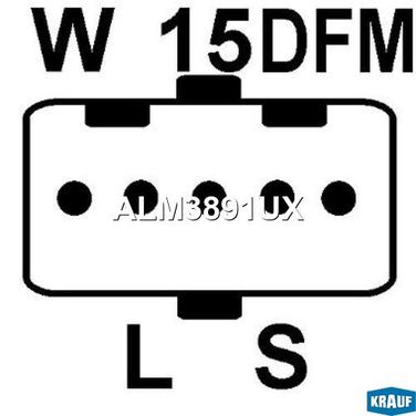 Krauf ALM3891UX Генератор - 3