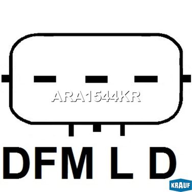 Krauf ARA1544KR Регулятор генератора - 3