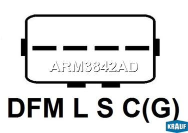 Krauf ARM3842AD Регулятор генератора - 3