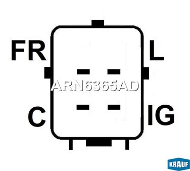 Krauf ARN6365AD Регулятор генератора - 3
