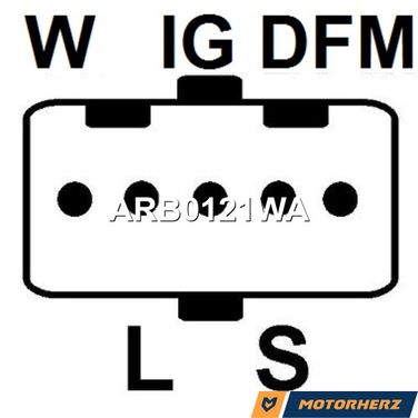 Motorherz ARB0121WA Регулятор генератора - 3