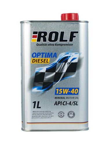 ROLF 322 238 Масло моторное минеральное Optima Diesel 15w-40 , 1л - 1