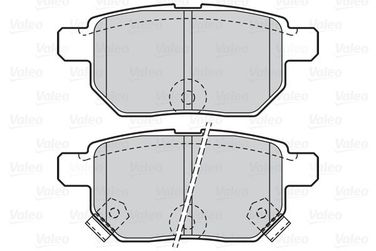 Valeo 302085 Колодки тормозные | зад | - 1