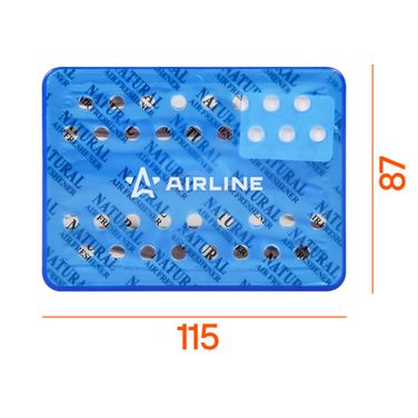 AIRLINE AFSI136 Ароматизатор под сиденье гелевый мини Тайга морской сквош - 2