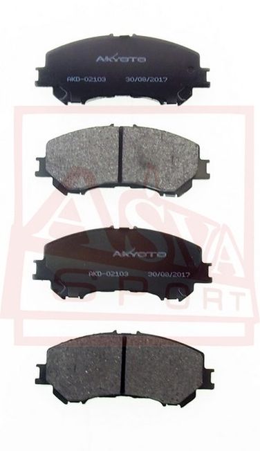 Akyoto AKD-02103 Колодки тормозные дисковые передние - 1