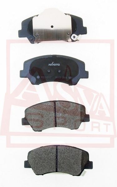 Akyoto AKD-12117 Колодки тормозные дисковые передние - 2