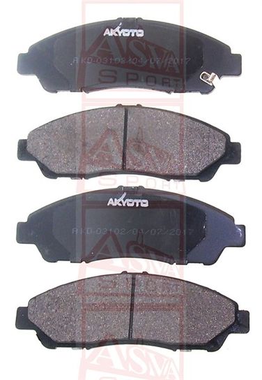 Akyoto AKD-03102 Колодки тормозные передние - 2