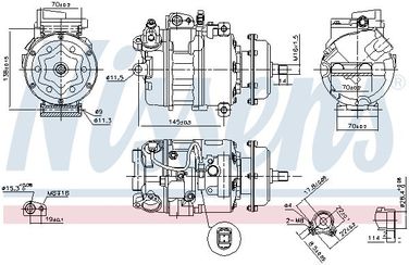 Nissens 890635 Компрессор кондиционера - 1
