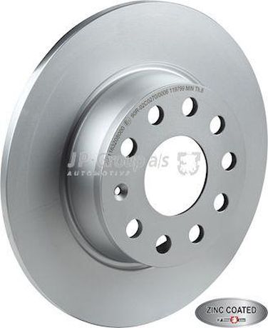 JP Group 1163208000 Тормозной диск | зад | - 1