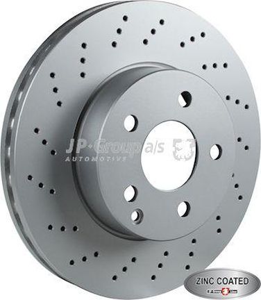 JP Group 1363105600 Тормозной диск Перед - 1