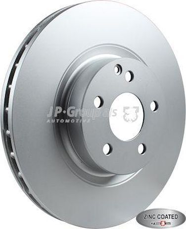 JP Group 1363107700 Тормозной диск | перед | - 1