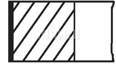 Mahle 028 RS 10120 0N0 Колец поршневых комплект - 3