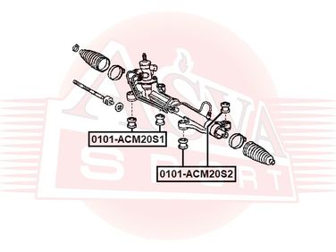 Asva 0101-ACM20S1 Сайлентблок рулевой рейки | перед прав | - 2