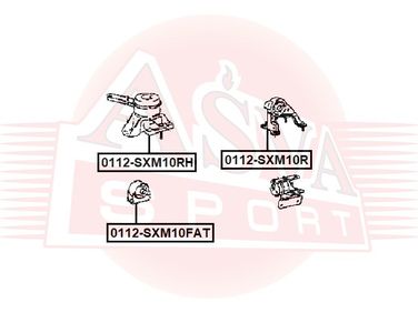 Asva 0112-SXM10RH Подушка двигателя | прав | - 2