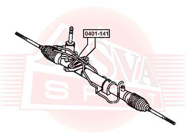 Asva 0401-141 Сайлентблок рулевой рейки | перед | - 2