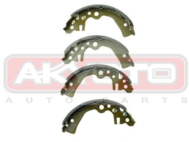 Asva AKS-02201 Комлект тормозных накладок | зад | - 1