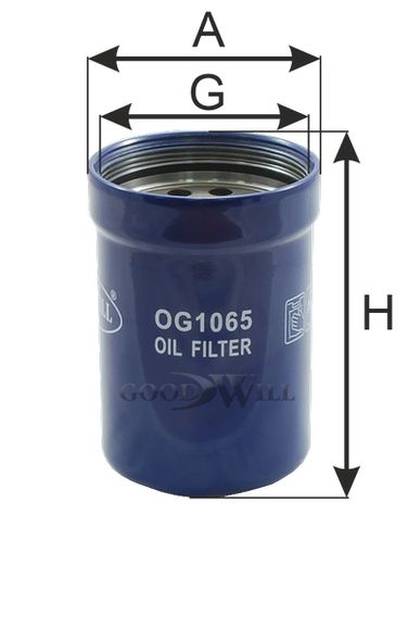 GoodWill OG 1065 Фильтр масляный HCV - 2