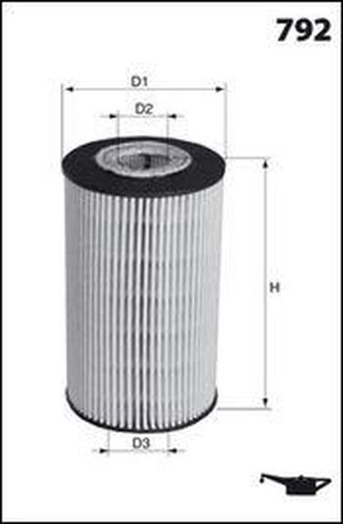 LUCAS FILTERS LFOE240 Фильтр масляный вставка - 1