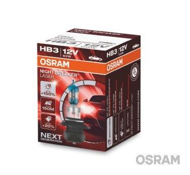 Osram 9005NL Лампа HB3 12V 60W P20d night breaker laser +150% больше света 1 шт. - 2