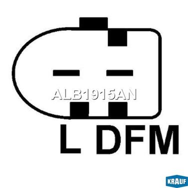 Krauf ALB1915AN Генератор с обгонным шкивом - 3