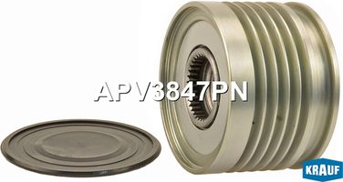 Krauf APV3847PN Шкив обгонный генератора - 1