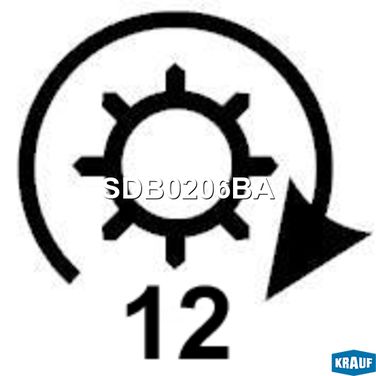 Krauf SDB0206BA Бендикс стартера - 3