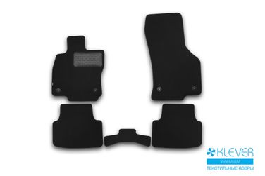 Autofamily KVR03451622110kh Коврики в салон Klever Premium skoda Octavia 2013->, сед., 5 шт.(текстиль) - 6