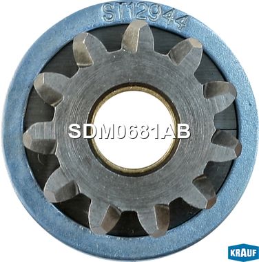 Krauf SDM0681AB Бендикс стартера - 2