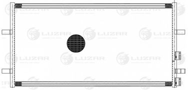 Luzar LRAC 10CC Радиатор кондиц. для а/м Ford Transit (06-) - 3