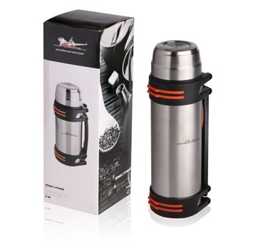 AIRLINE IT-08 Термос с ручкой 2,0 л., нержавеющая сталь, цвет металлик - 3