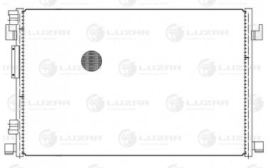 Luzar LRAC 2144 Радиатор кондиц. для а/м Opel Vectra c (02-) 1.6i/1.8i/2.2i/3.2i  - 3