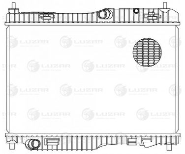 Luzar LRc 1086 Радиатор охл. для а/м Ford EcoSport (13-) 1.6i/2.0i - 3