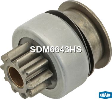Krauf SDM6643HS Бендикс стартера - 5