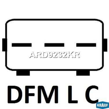 Krauf ARD9232KR Регулятор генератора - 3