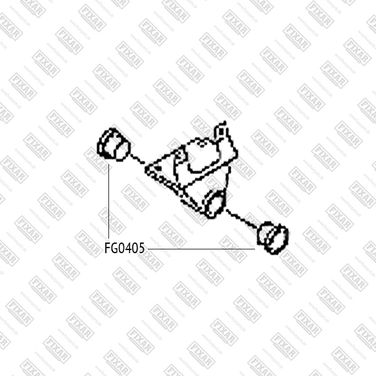 FIXAR FG0405 Сайлентблок рессоры - 2