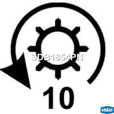 Krauf SDB1854PN Бендикс стартера - 3
